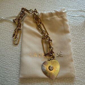 La Enovesé Designs heart necklace